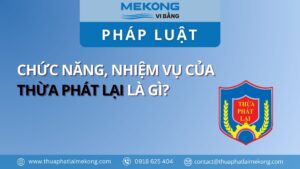 Chức năng của Thừa phát lại - Thừa phát lại Mekong