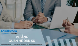 Vi bằng quan hệ dân sự - Thừa phát lại Mekong