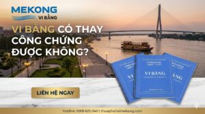 Hình ảnh giới thiệu dịch vụ lập vi bằng tại Thừa phát lại Mekong, giải đáp thắc mắc vi bằng có thay công chứng được không, giúp người dân hiểu đúng giá trị pháp lý và tránh nhầm lẫn khi giao dịch.