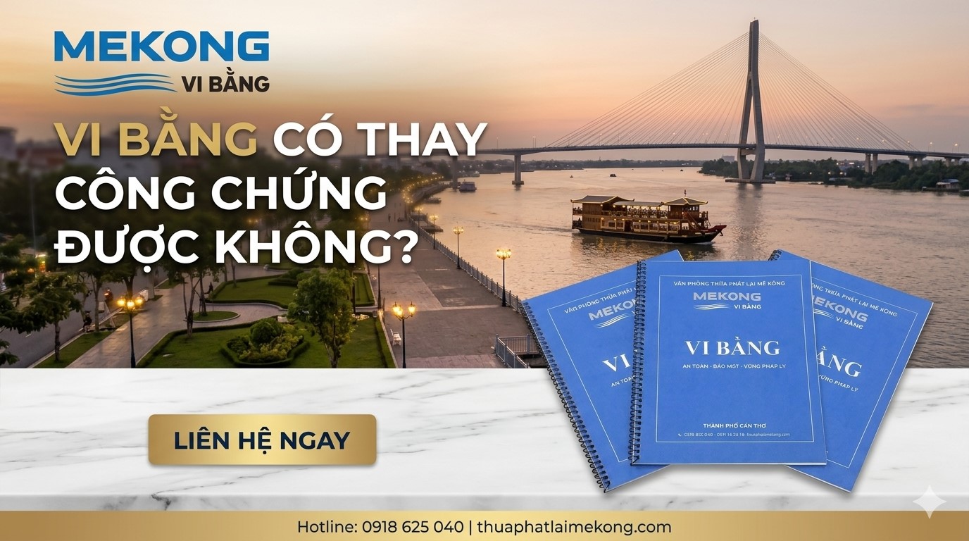 Vi bằng có thay thế công chứng được không